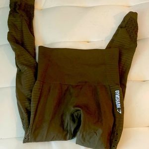 Gymshark xs olive leggings
